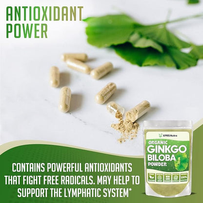 XPRS Nutra Organic Ginkgo Biloba Powder (8 oz)