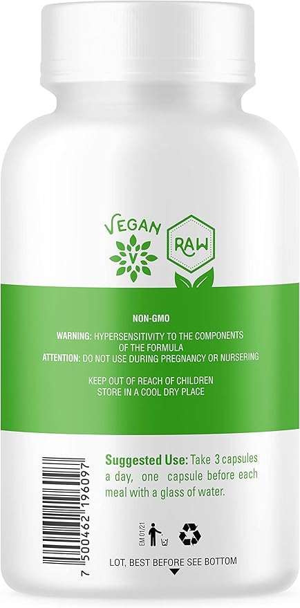 Organic Ginger 60 Capsules