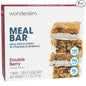 WonderSlim Meal Replacement Bar, Double Berry, 15g Protein, 20 Vitamins & Minerals, Gluten Free (7ct)