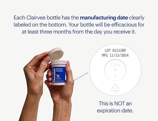 Bonafide Clairvee Vaginal Probiotic – Hormone-Free, Drug-Free Relief from Odor, Vaginal Itching and Discharge – Balances Vaginal pH Levels – 90 Day Supply (45 Capsules)
