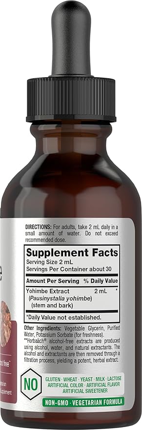 Horbäach Super Yohimbe Bark Extract 2 Oz