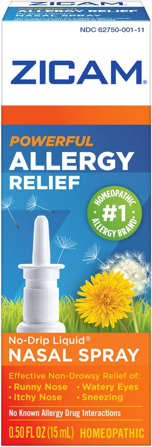 Zicam Allergy Relief No-Drip Liquid Nasal 0.5 Ounce