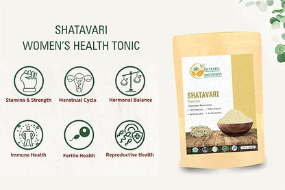 Shatavari Powder Organic Asparagus Racemosus 5.3 oz 150 GMS