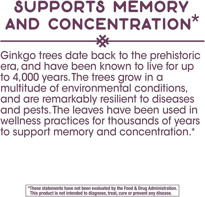 Nature's Way Ginkgold, Supports Memory and 60 Capsules