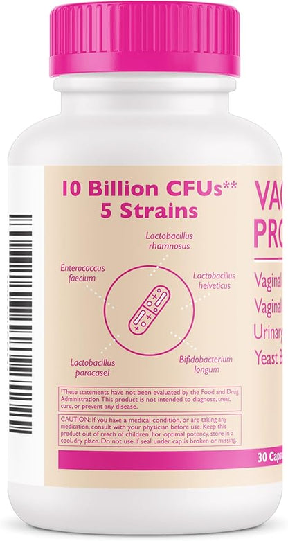 Vaginal Probiotics for Women 10 Billion 30 Capsules