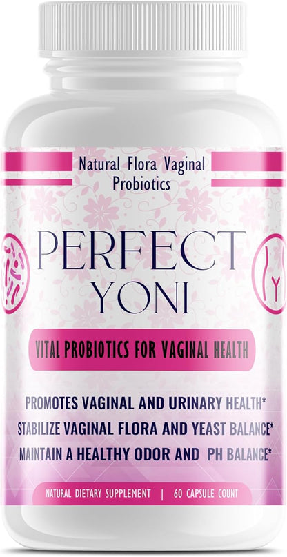 Perfect Yoni Female Vaginal Probiotics 60 Capsules