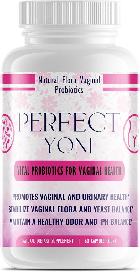 Perfect Yoni Female Vaginal Probiotics 60 Capsules