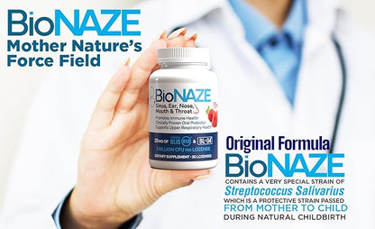 Oral Probiotic K12 & BL-04 for Sinus, Tonsil Stones, Bad Breath, Post Nasal Drip, Throat, Mouth, Teeth & Gut - Improve Oral & Respiratory Health. Clinically Proven Oral Probiotic Strains 30 ct