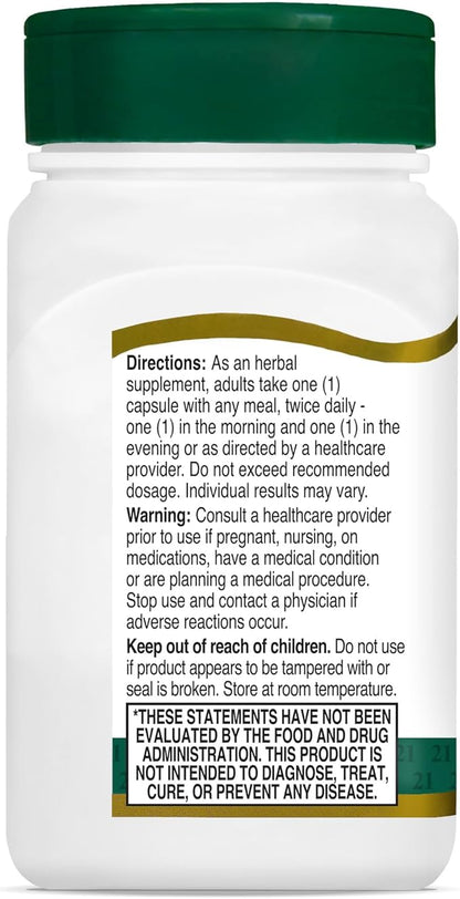 21st Century Saw Palmetto 450mg Veg Capsules, 60 Count