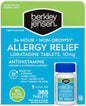 Berkley Jensen 24 Hour Non-Drowsy Allergy 10mg Loratadine 365 Count