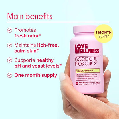 Love Wellness Good Girl Probiotics 30 Count