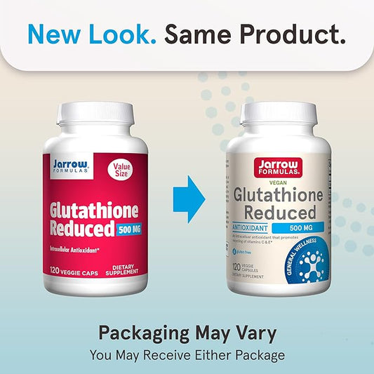Jarrow Formulas Glutathione Reduced 500 mg 120 Veggie