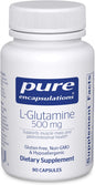 Pure Encapsulations L-Glutamine 500 mg 90 Capsules