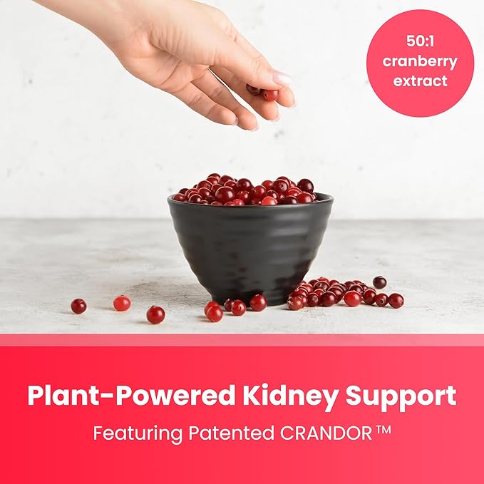 Kidney Cleanse Detox & Repair 22-In-1 Kidney 50:1 Cranberry