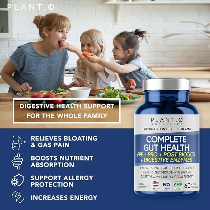 4-in-1 Prebiotic Probiotic & Postbiotic 60 capsules