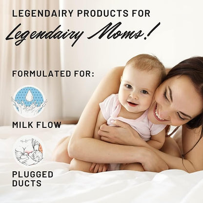 Legendairy Milk Sunflower Lecithin 1200mg, Lactation Support, Sunflower Lecithin Supplement for Clogged Milk Ducts, Made in USA, 200 Softgels