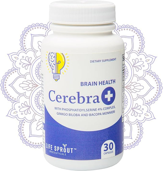 Cerebra+ Brain Health Formula with L-Glutamine 30 Capsules