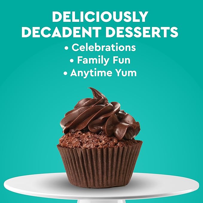 Duncan Hines Classic Cake Mix, Dark Chocolate Fudge, 15.25 oz
