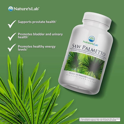Nature's Lab Saw Palmetto 450mg - 90 Capsules