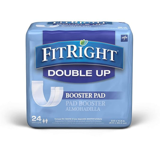 Medline Double-Up Incontinence Liners, 24 Count 8)