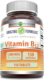 Amazing Formulas Vitamin B12 1000 Mcg (1 Pack, 150 Count)