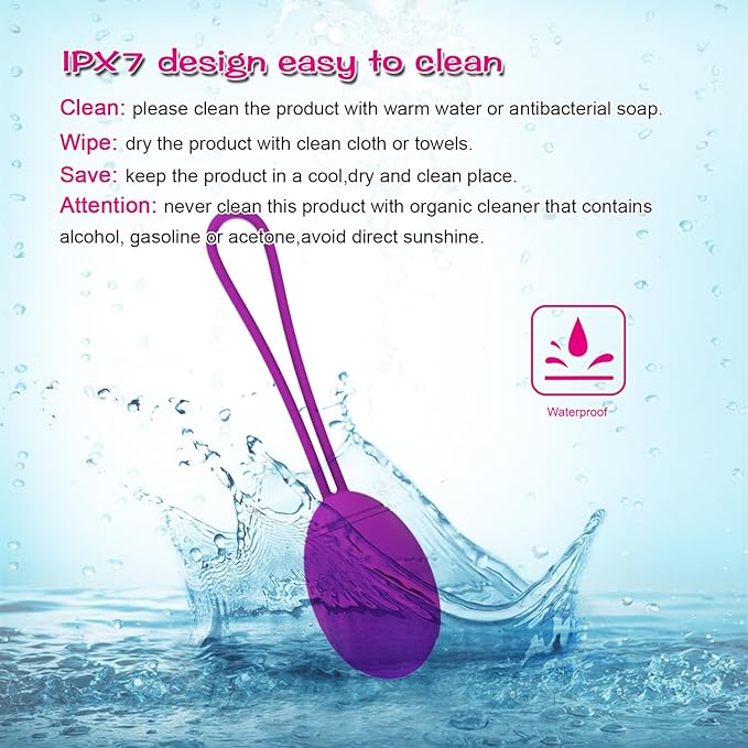 Kegel Exercise System for Massager of 5 Silicone