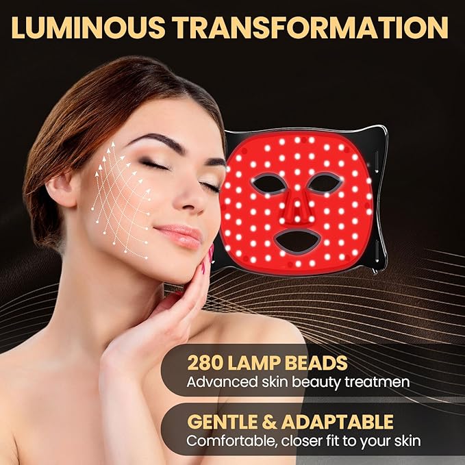 LED Face Mask Light Therapy, Enhance 3 Light