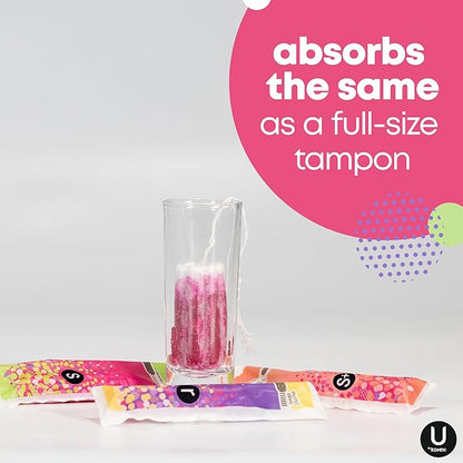 U by Kotex Click Multipack Tampons, 120 Count (8 Packs 15) (Packaging