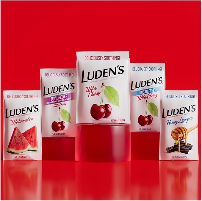 Ludens Sore Throat Drops, for Minor 30 Count 3)