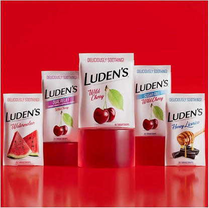 Ludens Sore Throat Drops, for Minor 30 Count 3)