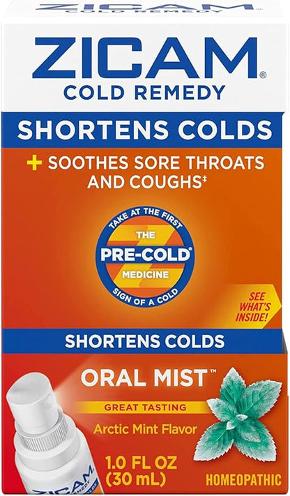 Zicam Cold Remedy Zinc Arctic Mint 1 Ounce 2)