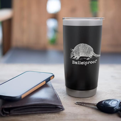 Bulletproof Armadillo Gift Stainless Steel Insulated Tumbler