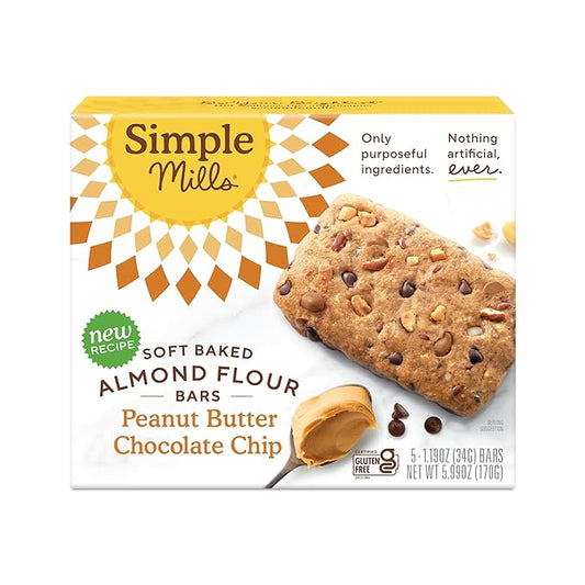 Simple Mills Almond Flour Snack Bars, 6 Ounce 1)