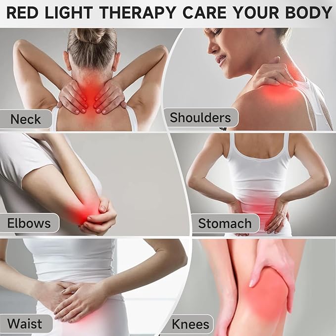 Red Light Therapy for Body, 180LEDs 660nm &850nm &850nm &940nm &940nm Infrared