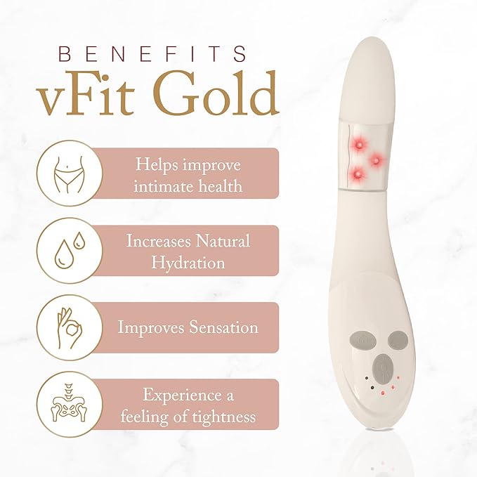 vFit Gold Set, Red LED Light (2-Pack Set)