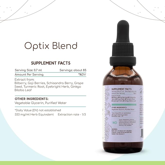 Optix Blend B60 Alcohol-Free Extract Tincture: 2 Fl