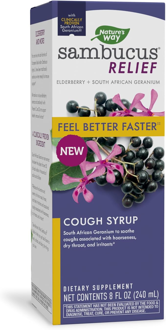 Nature's Way Sambucus Relief Cough Syrup 8 Fl.