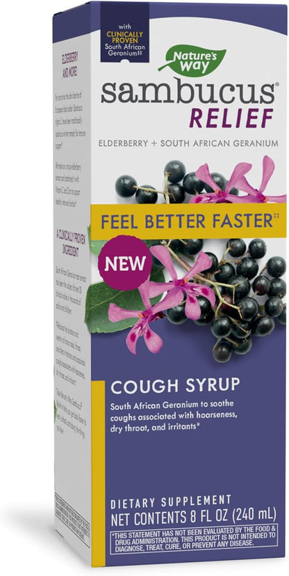 Nature's Way Sambucus Relief Cough Syrup 8 Fl.