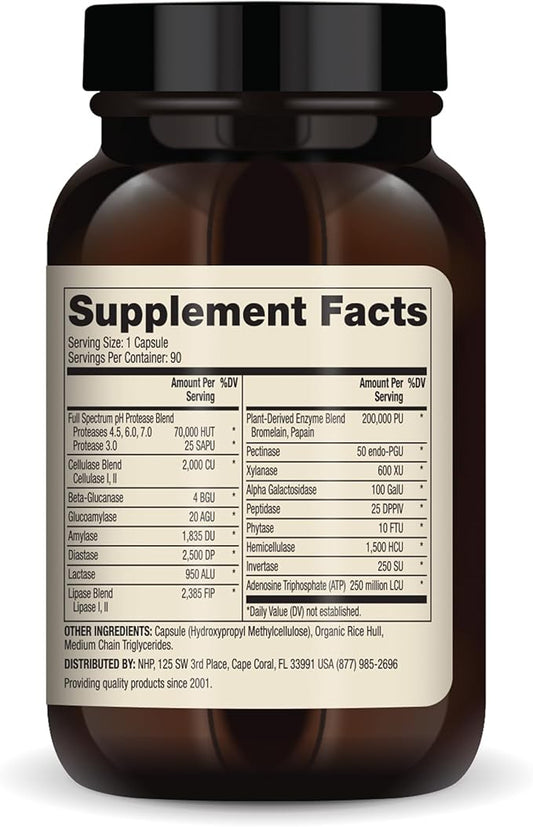 Dr. Mercola, Full Spectrum Enzymes Dietary 270 Servings, 3-Pack (270 (270 Capsules),
