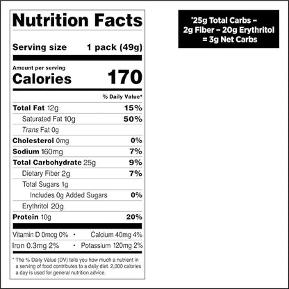 Quest Nutrition Coated Candies, Peanut Butter, 1g Sugar, 10g Protein, 4g Net Carbs, Gluten Free, Keto Friendly, 12 Count