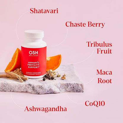 Ayurvedic Fertility Supplements for Women CoQ10, Maca 120 Capsules