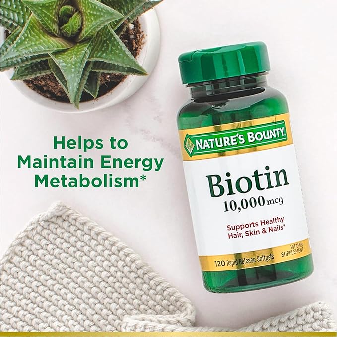 Nature's Bounty Biotin 10000 mcg Ultra 120 ea 2)