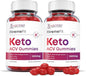 Justified Laboratories (2 Pack) Xtreme Fit Keto ACV Gummies 1000MG Vegan Non GMO with Pomegranate Juice Beet Root B12 120 Gummys