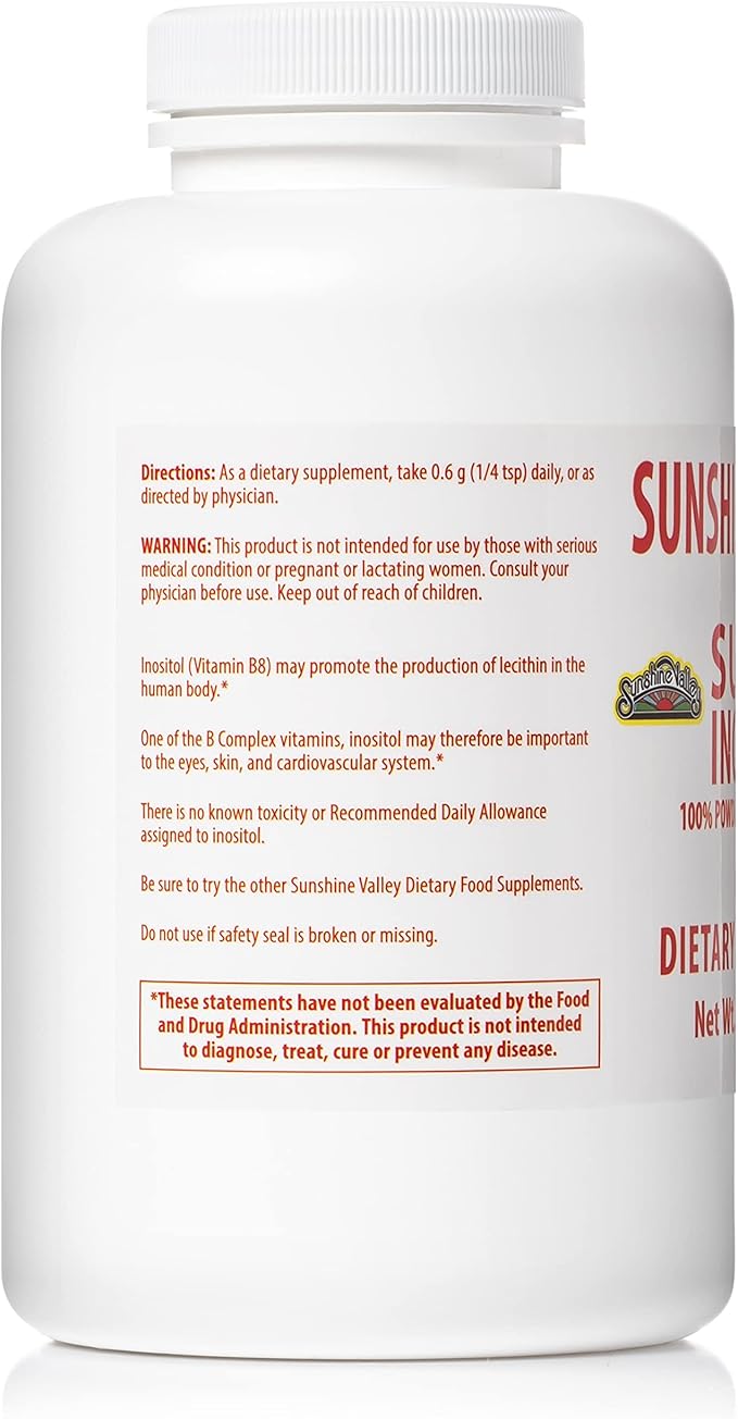 Super Inositol, Vitamin B8 Powdered Dietary 8oz