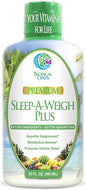 Sleep-A-Weigh Plus | Liquid Sleep Multimineral | Natural Sleep, Stress & Weight Loss Aid | w/Collagen, L-Carnitine, L-Lysine, Tonalin CLA, Apple Cider Vinegar, 5-HTP, Vitamins | Non-GMO | 32 Serv