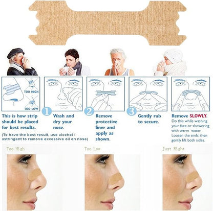 300 Pcs Nasal Strips for Reduce 55mm*16mm