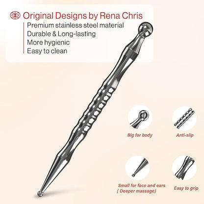 Rena Chris Stainless Steel Gua Sha