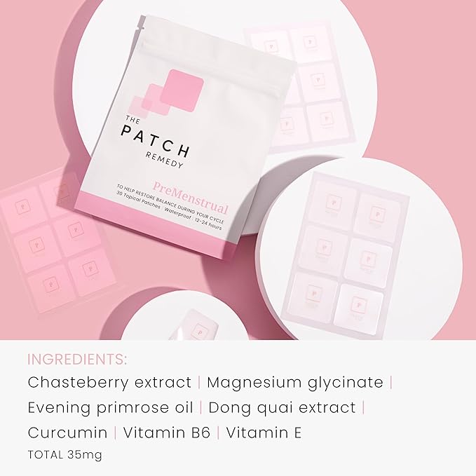 The Patch Remedy PreMenstrual Patch for Women 30 Topical B6 &