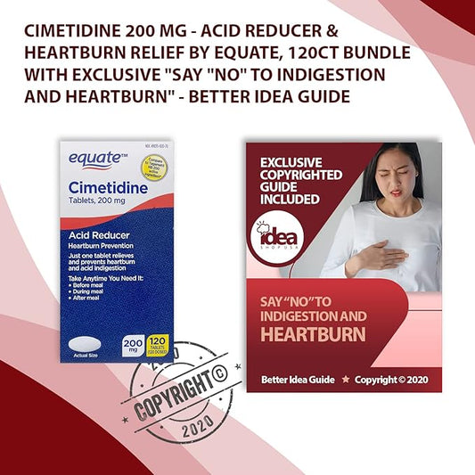 Cimetidine 200 mg 120Ct Bundle (2 Items)