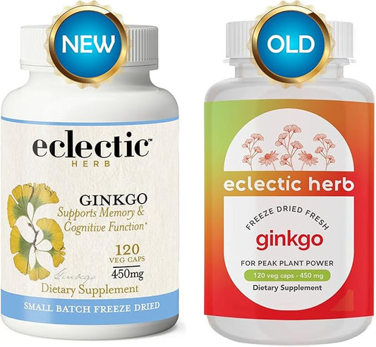 Eclectic Institute Raw Freeze-Dried Ginkgo 120 CT
